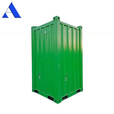 6ft DNV 2.7-1 標準貨物輸送ユニット CCU 閉ざされた掘削箱 6 フィート ミニオフショアコンテナ スリングセット オプション