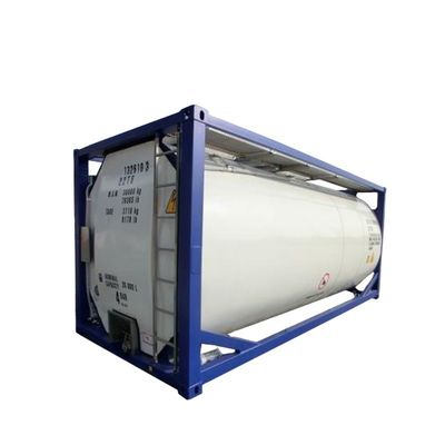 IMDG T4 標準鋼材 20 フィート ISO 燃料タンク コンテナ 26000L 安全なディーゼルとガソリン輸送のための容量