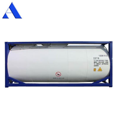 IMDG T4 標準鋼材 20 フィート ISO 燃料タンク コンテナ 26000L 安全なディーゼルとガソリン輸送のための容量