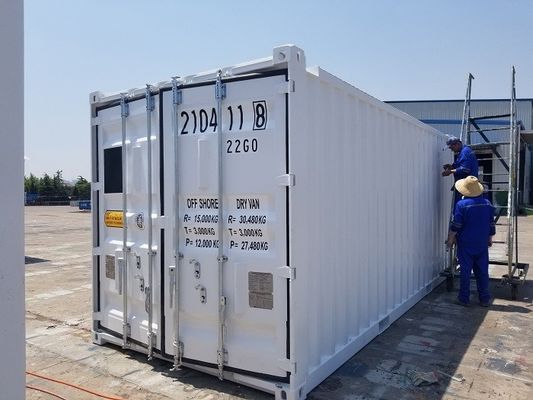 20ft オフショアコンテナ DNV 2.7-1 標準 6m オイルドリング 閉箱 20ft 長さ 鋼床 オプション スリング
