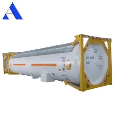 圧縮液化液化LPG 塩素アンモニア 高容量ISOコンテナのための40フィートISOガスタンクコンテナ 52.5CBM UN T50