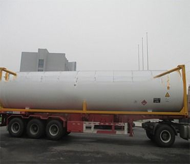 圧縮液化液化LPG 塩素アンモニア 高容量ISOコンテナのための40フィートISOガスタンクコンテナ 52.5CBM UN T50
