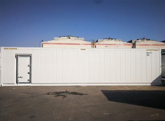 40フィート 冷蔵されたISOコンテナ 最大積載量 27580KG 28.4CBM 容量 ダブル温度 リファー冷凍庫とチラー