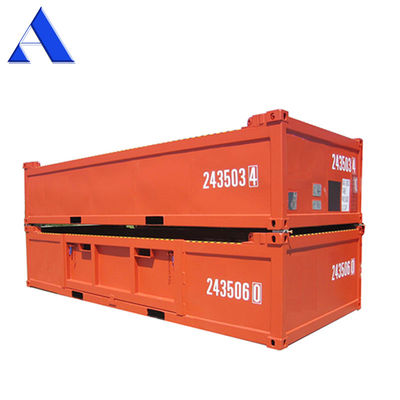 20ft DNV2.7-1 標準半高のオフショア貨物バスケット コンテナ 14.00 cbm 容量 設計規格 ISO10855