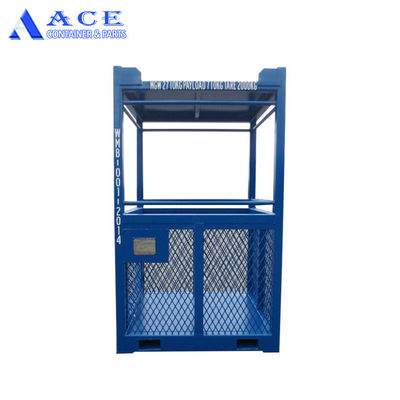 45C リフティングアングル 3CBM DNV 2.7-1 CSCとBV証明書を持つオフショアパーソナル転送バスケット