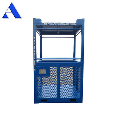 45C リフティングアングル 3CBM DNV 2.7-1 CSCとBV証明書を持つオフショアパーソナル転送バスケット