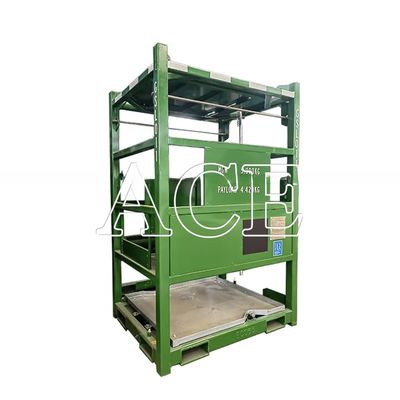オーダーメイド 550GAL DNV 2.7-1 標準オフショア鋼 IBCタンクコンテナ CSCとBVによって認定されたリフティングフレーム状態