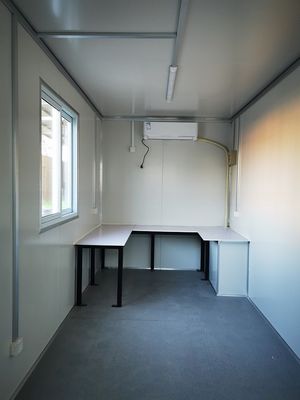8フィート 10フィート 小型のミニプリファブ モジュール型移動型貯蔵庫 輸送コンテナ CSC認証で作られたオフィス