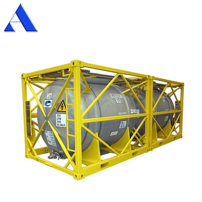 16000L DNV 2.7-1 標準 20フィート枠 UN T11 不鋼鉄 トート 海外タンクコンテナ 国際輸送用