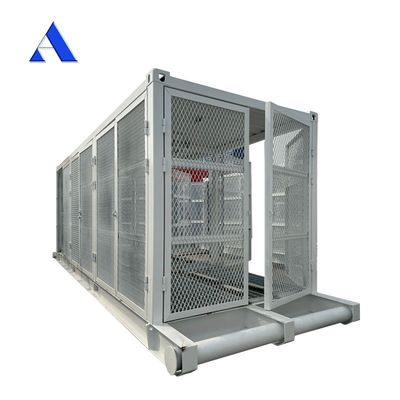 5ft 6ft 8ft 9ft 10ft 45ft 48ft 53ft C5 H 塗装 パワー トランスフォーマー コンプレッサーフレーム スキッドと効率のための鋼床