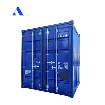 ISO 10855 標準 8 フィート ミニ 収納 箱 容器 外部 寸法 2438 x 2438 x 2896 mm 8100 kg 便乗
