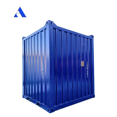 ISO 10855 標準 8 フィート ミニ 収納 箱 容器 外部 寸法 2438 x 2438 x 2896 mm 8100 kg 便乗