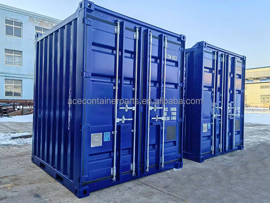 ISO 10855 標準 8 フィート ミニ 収納 箱 容器 外部 寸法 2438 x 2438 x 2896 mm 8100 kg 便乗