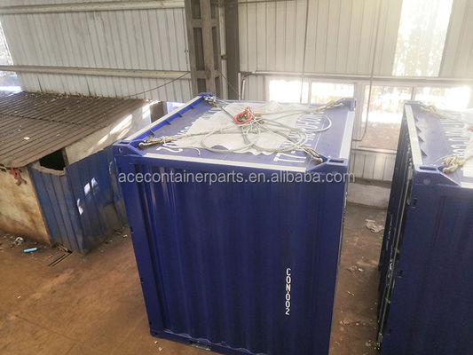ISO 10855 標準 8 フィート ミニ 収納 箱 容器 外部 寸法 2438 x 2438 x 2896 mm 8100 kg 便乗