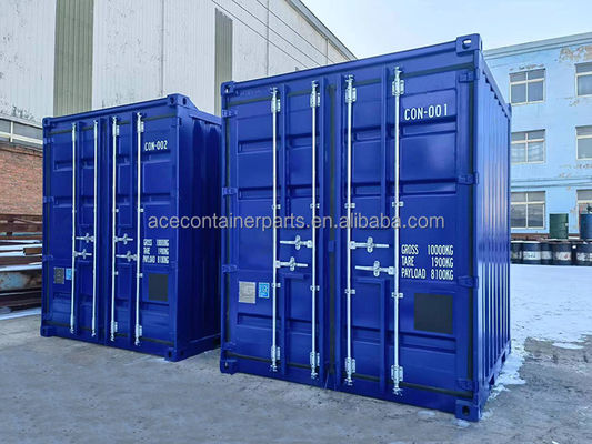 ISO 10855 標準 8 フィート ミニ 収納 箱 容器 外部 寸法 2438 x 2438 x 2896 mm 8100 kg 便乗