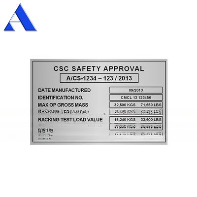 ステンレス鋼CSCプレート 20'コンテナ部品とISO輸送コンテナにおける腐食防止