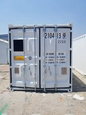 20フィートオフショアドライコンテナ DNV 2.7-1 スタンダード BVまたは LR 証明書 カーテン鋼製 輸送保管に最適