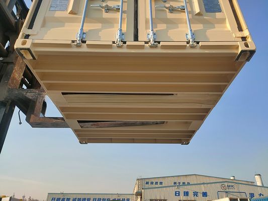 鋼床 10 フィート オーバーショア 絶縁コンテナ パーソナライズされた色/ロゴ DNV 2.7-1 認証と絶縁