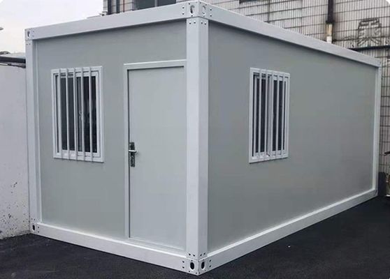 1 ドア 3m 6m 7m 長さ 簡単に組み立て 20ft フラットパック コンテナハウス オプショントイレとシャワーのあるオフィス