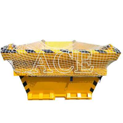 13' CortenA スチールオフショア掘削廃棄物 DNV2.7-1 に準拠する環境に優しい処分のためのスキープコンテナ