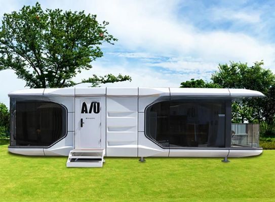2024年 プリファブ 豪華 モジュラル モダン アップルキャビン スペース カプセル コンテナハウス マゾン カプセル スパティエール MGOボードとPVCフロア