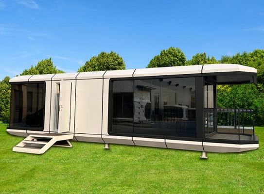 2024年 プリファブ 豪華 モジュラル モダン アップルキャビン スペース カプセル コンテナハウス マゾン カプセル スパティエール MGOボードとPVCフロア