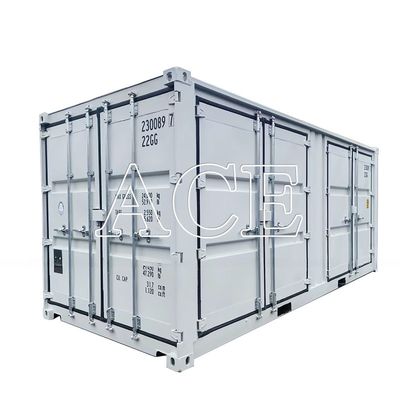 21 トン重荷 20 フィート オープンサイド 乾燥貨物コンテナ 多面ドアと耐腐食材料