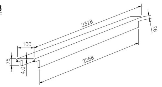 輸送コンテナのスペアパーツ 下のサポートビーム コーテン鋼4.0mm4.5mm コンテナ部品のためのコンテナクロスメンバー