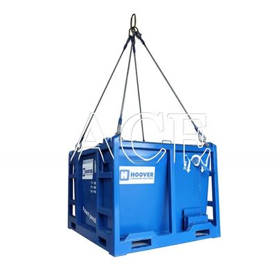 リフティングアイタイプ フラットアイ DNV 2.7-1 スタンダードステンレス鋼ケーブルワイヤロープ スリング 4 か 5 脚 オフショアコンテナ オレンジ