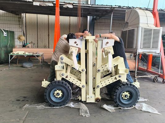 15tons 30tons 4pcs ゴム スーパー 輸送 コンテナ トイストロック付き リフティング キャスター オフィスビル アップグレードプロジェクト グレー色