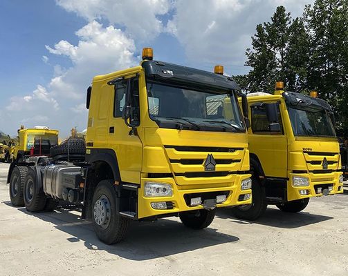 450HP 600L 燃料タンク 左ユーロ2 半トレーラー 6X4 重荷トラック トラクターヘッド ディーゼル燃料 自動手動トランスミッション