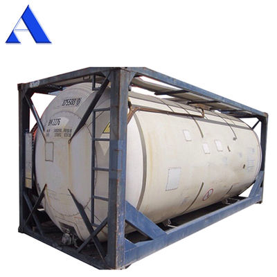 認証されたCSC T11 ISO タンクコンテナ 21000L から 26000L 化学物料の貯蔵用 鉄鋼とコルテン鋼
