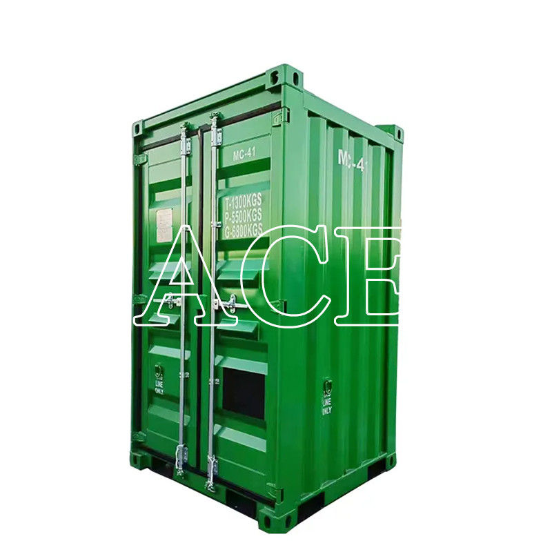 6ft DNV 2.7-1 標準貨物輸送ユニット CCU 閉ざされた掘削箱 6 フィート ミニオフショアコンテナ スリングセット オプション