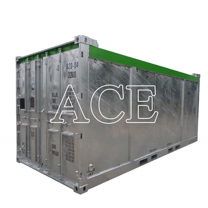 コートン-A 20ft DNV 2.7-1 標準オープントップハードドライ貨物オフショアコンテナ BV DNV証明書 31cbm容量