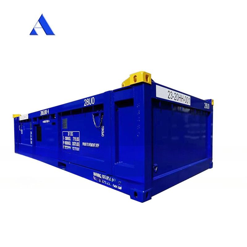 20ft DNV2.7-1 標準半高のオフショア貨物バスケット コンテナ 14.00 cbm 容量 設計規格 ISO10855