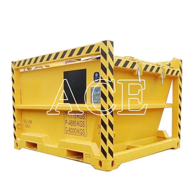 1115KGS タレ マス オフショア 切断泥 Skip BV 認証済み 封閉容器 掘削用 -20 C 設計 DNV 2.7-1 標準
