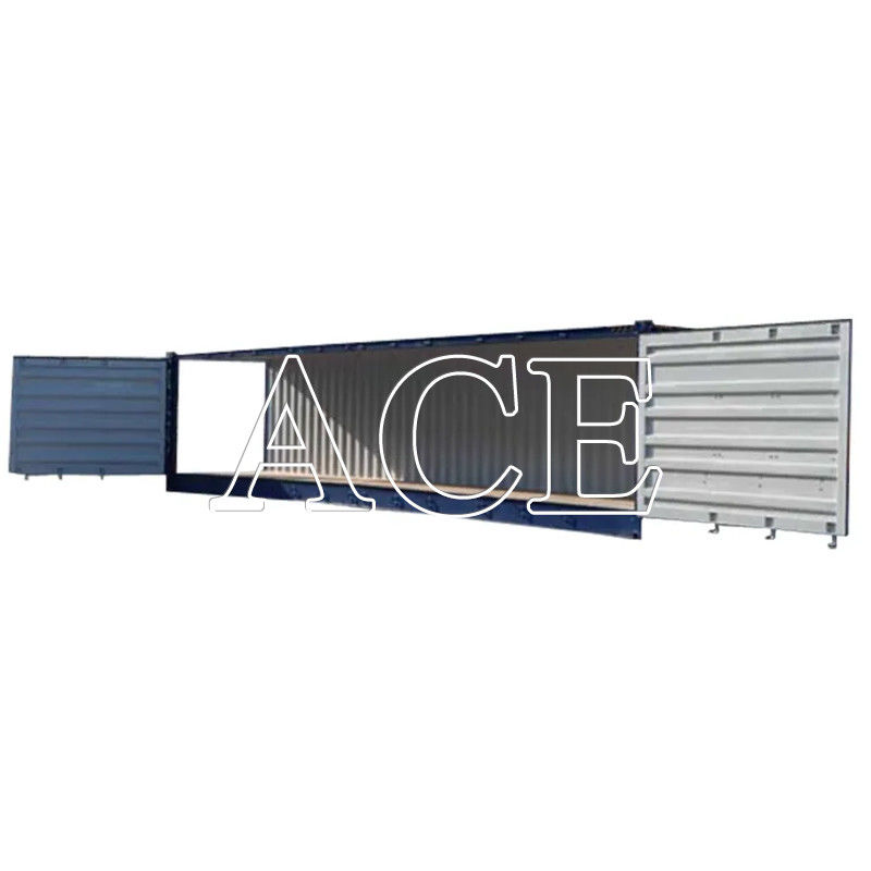 40ft 40 HQ オープンサイドドア コンテナ 片側完全開口 内寸 l x W x H mm 12031 x 2288 x 2547 mm