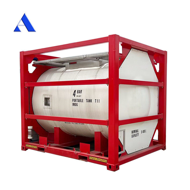 10ft DNV 2.7-1 標準枠コンテナ 認証されたオフショアタンク 内部寸法 l x W x H mm 7.6 から 8.2 cbm