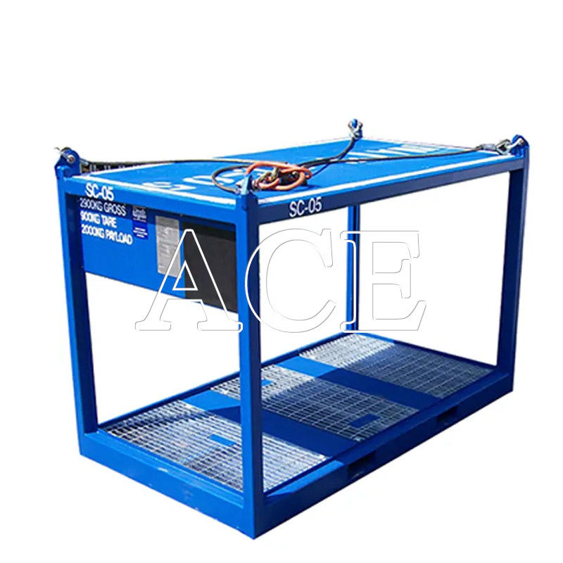 10ft DNV 2.7-1 オフショアコンテナ設備 リフティングフレーム スキッド オーダーメイド 内部寸法 2700 x 2000 x 1900 mm