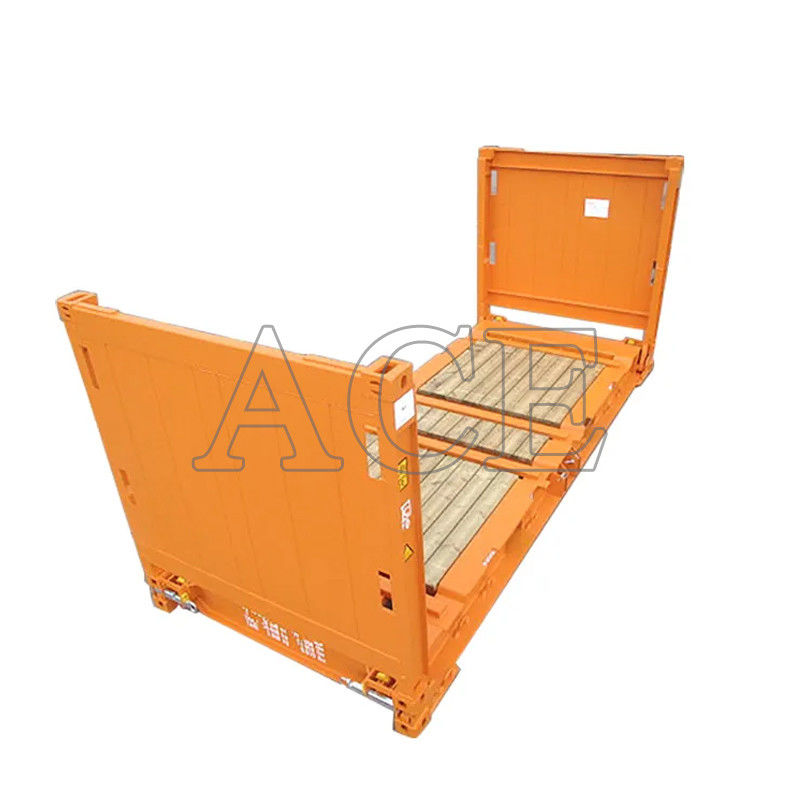 20フィート 20フィート 20 フラットラック フラットラック コンテナ 海上輸送コンテナ タレ 重量 2750KGS 床 28mm プレアウッド 床
