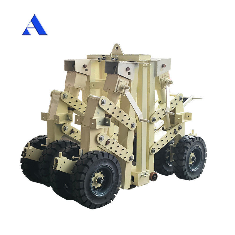 15tons 30tons 4pcs ゴム スーパー 輸送 コンテナ トイストロック付き リフティング キャスター オフィスビル アップグレードプロジェクト グレー色