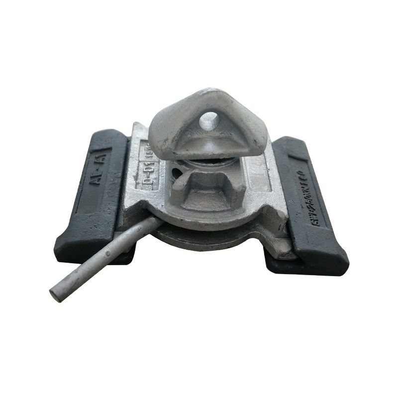 鋳造鋼 ドブテイル ボトム トウィストロック 45度または55度 ISO 輸送コンテナ トウィストロック M.B.L シール 420KN